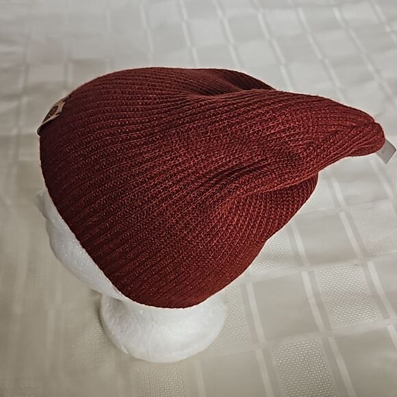 Oakley Women's Knitted Backbone Beanie Hat One Size Fired Brick - Picture 15 of 16